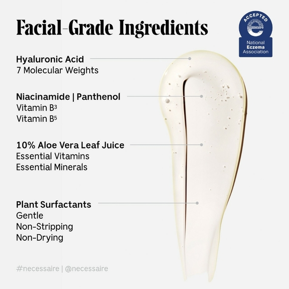 Nécessaire Shampoo - Balancing Cleanse (Hyaluronic Acid, Niacinamide, Panthenol) - Picture 2 of 3